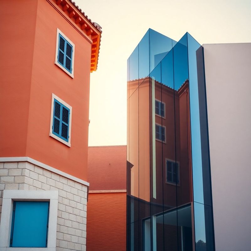 Spajanje kamene i modernе staklene arhitekture kao metafora transformacije